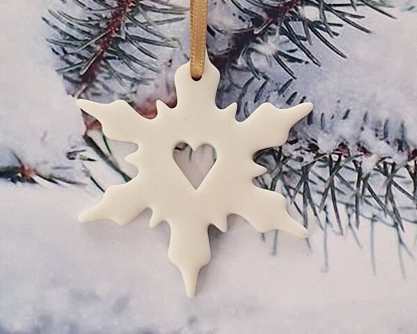 Small Snowflake - Open Heart - Image 4