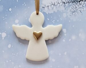 Small Angel - Gold Heart