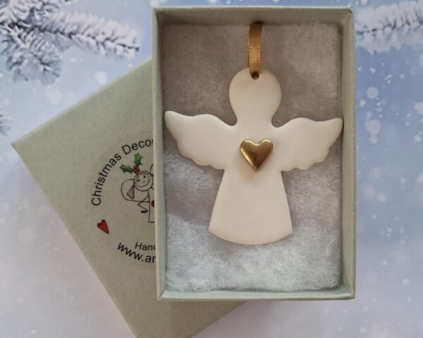 Small Angel - Gold Heart - Image 2