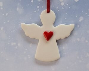 Small Angel - Red Heart