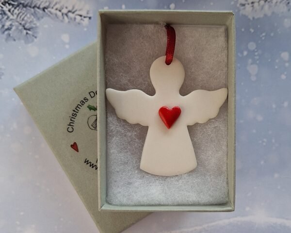 Small Angel - Red Heart - Image 2