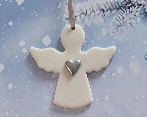 Small Angel - Silver Heart
