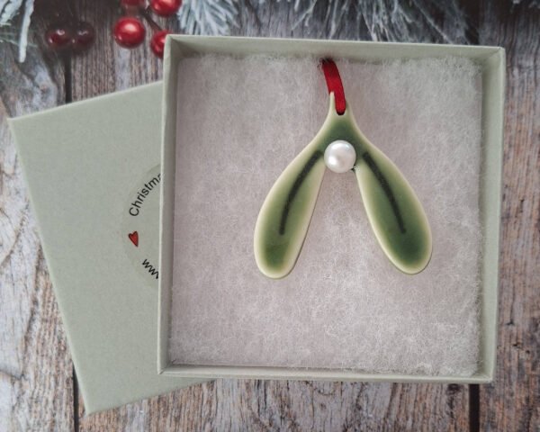Green Mistletoe - Green Glazed - Image 2