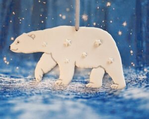 Moonlight Bear - Raised Stars