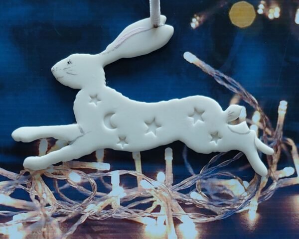 Moonlight Hare - Embossed Stars