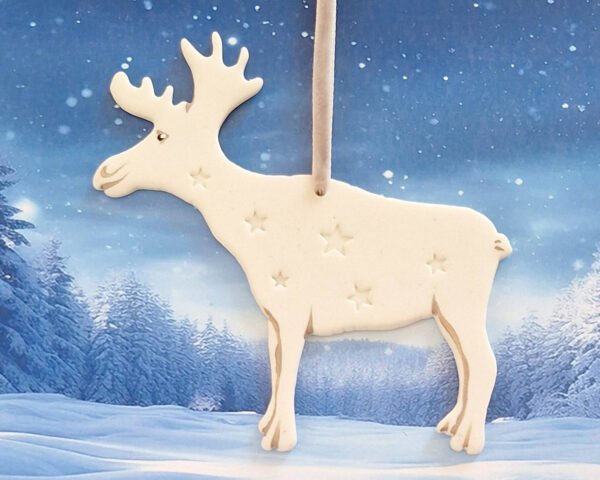 Moonlight Moose - Embossed Stars
