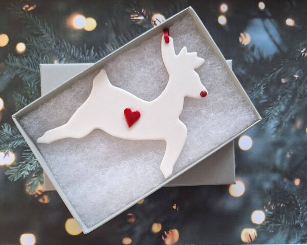 Reindeer Red Heart - Image 2