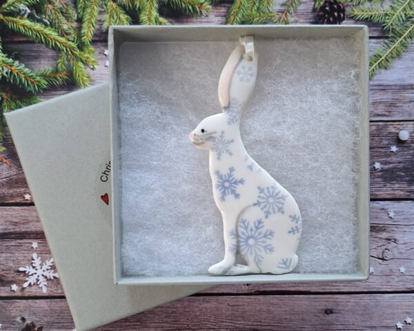 Sitting Hare - Blue - Image 2