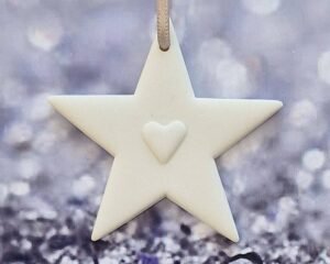 Small Star Raised Heart