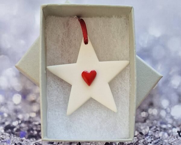 Small Star Red Heart - Image 2