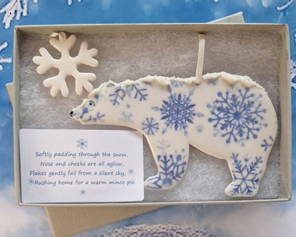 Snow Bear with Snow & Flake - Image 2