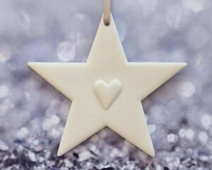 Medium Star Raised Heart