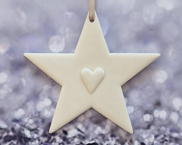 Medium Star Raised Heart
