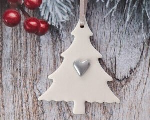 Small Tree - Silver Heart