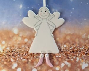 Flo Angel - Pink Glitter Socks
