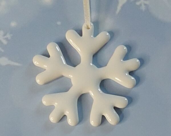 Medium Glazed Snowflake