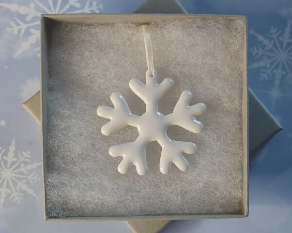 Medium Glazed Snowflake - Image 2