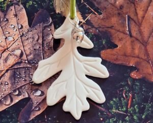 Oak Leaf and Acorn Charm