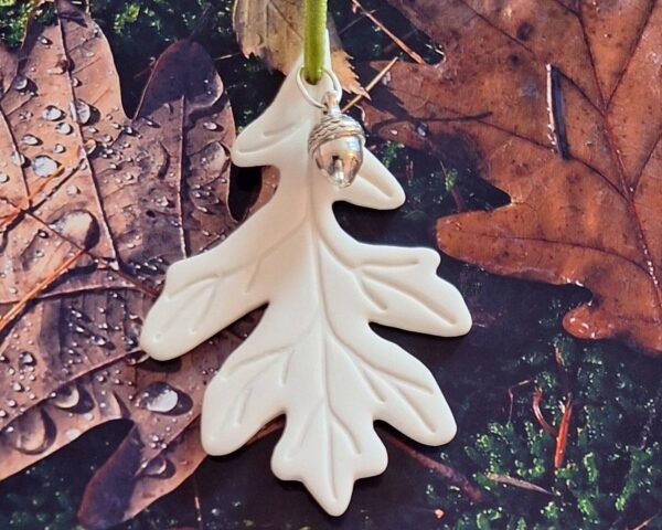 Oak Leaf and Acorn Charm