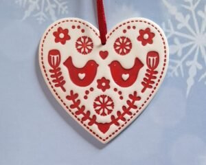 Scandi Heart - Birds