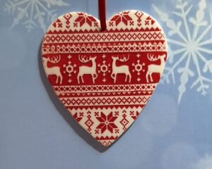 Scandi Heart - Reindeer