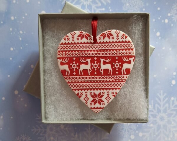 Scandi Heart - Reindeer - Image 2