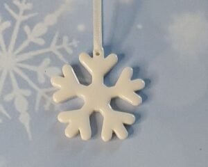 Small Glazed Snowflake