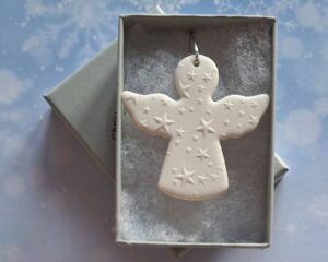 Alternative view of Small Angel - Raised Stars