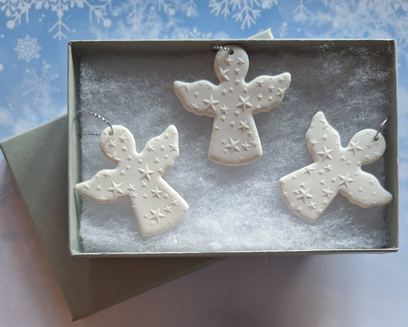 Small Angels - Raised Stars Set of 3