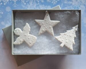 Small Angel, Star & Tree - Raised Stars Set of 3