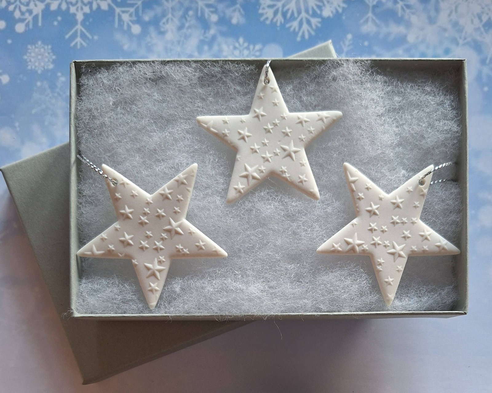 Small Stars - Raised Stars Set of 3