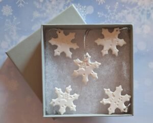 Alternative view of Titchy Snowflakes - Set of 5 Snowflake Pattern