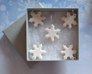 Alternative view of Titchy Snowflakes - Set of 5