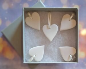 Alternative view of Titchy Hearts - Set of 5